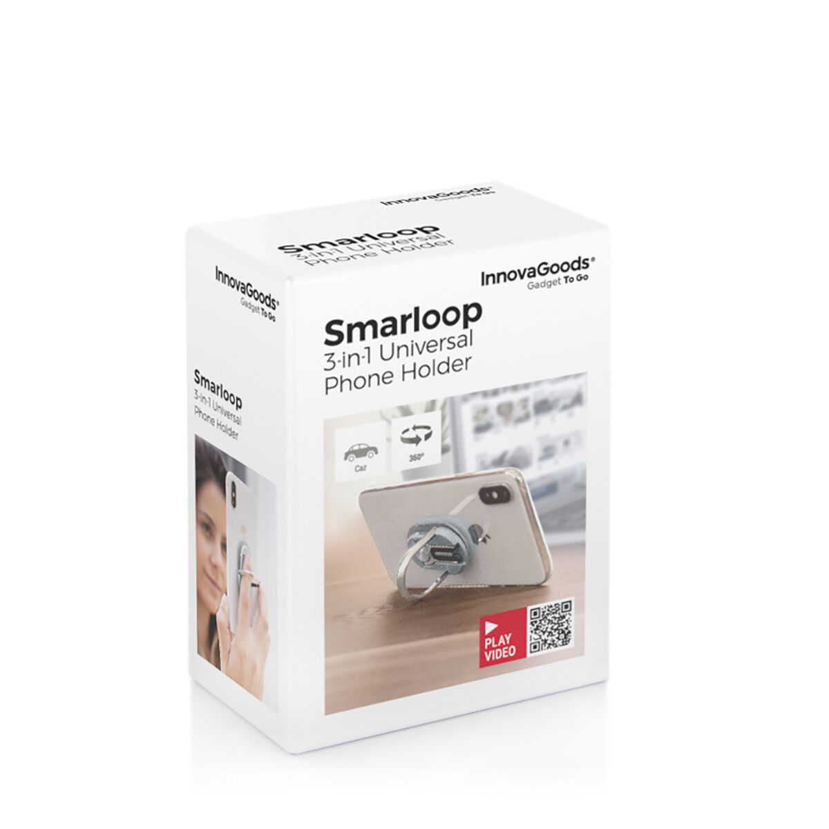 Universal mobilhållare 3-i-1 Smarloop InnovaGoods